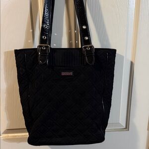 Vera Bradley Black Quilted Tote